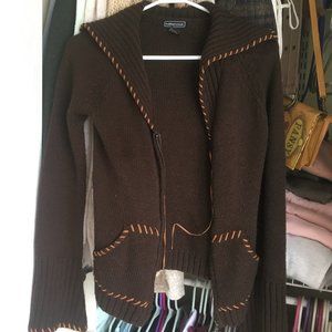 VTG Sailor Collar Retro Cardigan Bell Sleeve